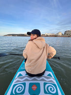 Navy Pier End cap worn by a customer whilst on a paddleboard at sea