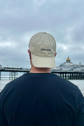 Organic Cotton Baseball Cap - Oyster / Navy