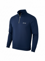 Organic Cotton Blend Quarter Zip - Navy