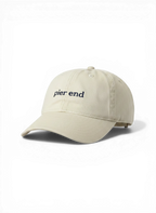 Organic Cotton Baseball Cap - Oyster / Navy