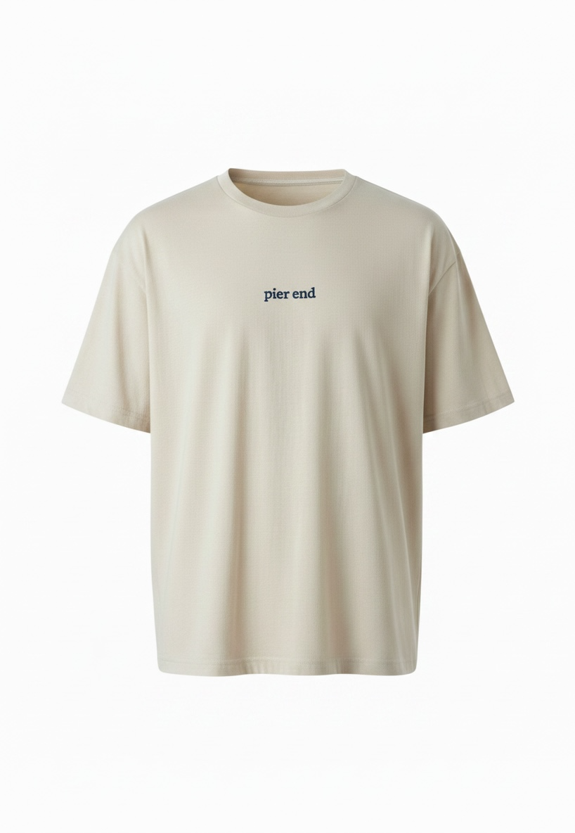 Relaxed Organic Cotton T-Shirt - Natural Raw