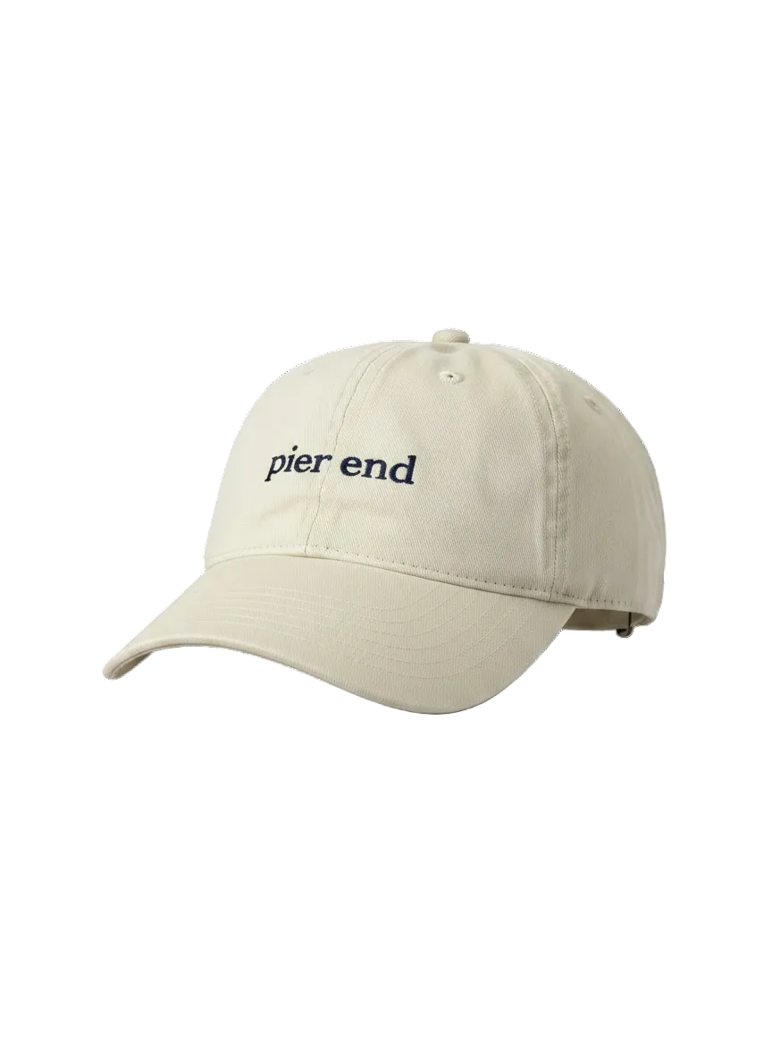 Organic Cotton Baseball Cap - Oyster / Navy
